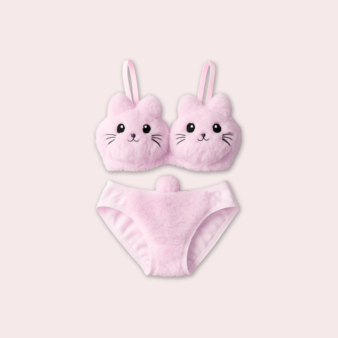 Kitty Cuddle Undergarment set