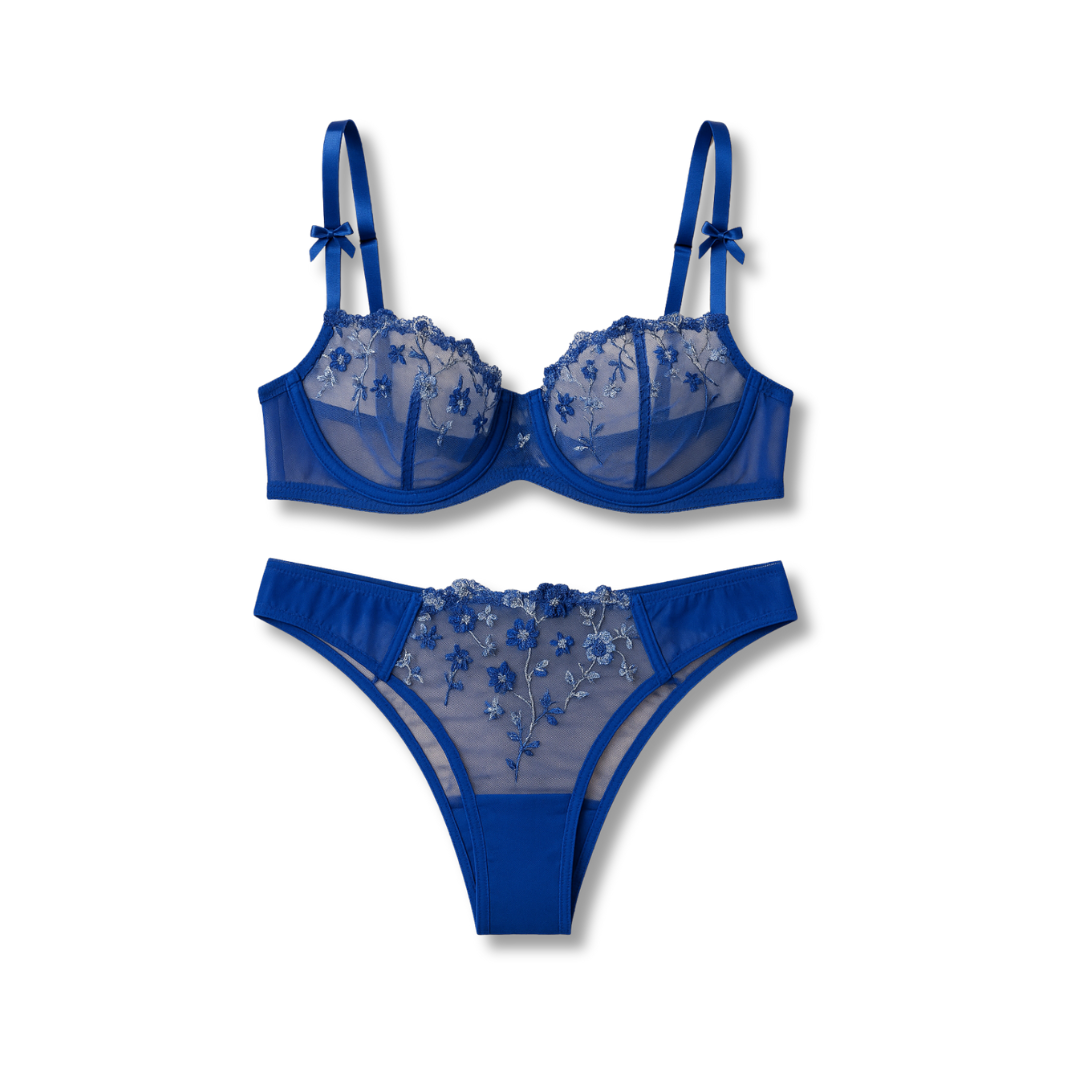 Soft Petal Lace Lingerie Sets