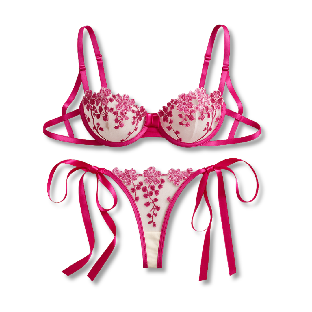 Ribbon Kiss Lingerie Sets