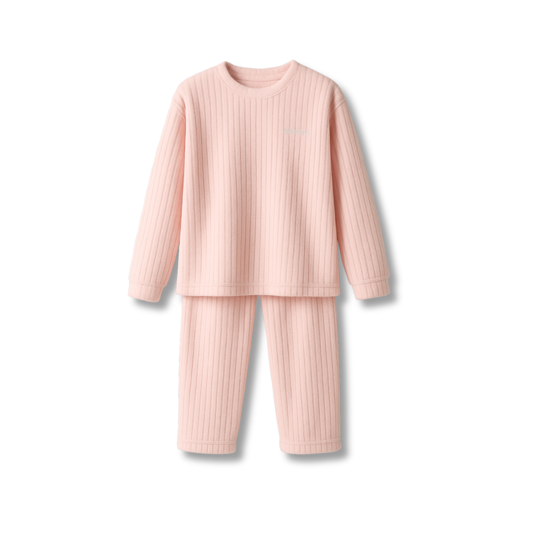 WhiteNest Ribbed Sleep Set