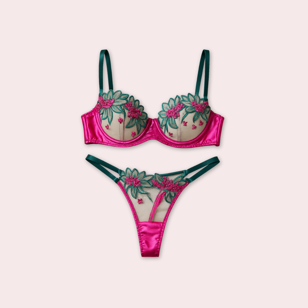 Rose Whisper Lingerie Sets