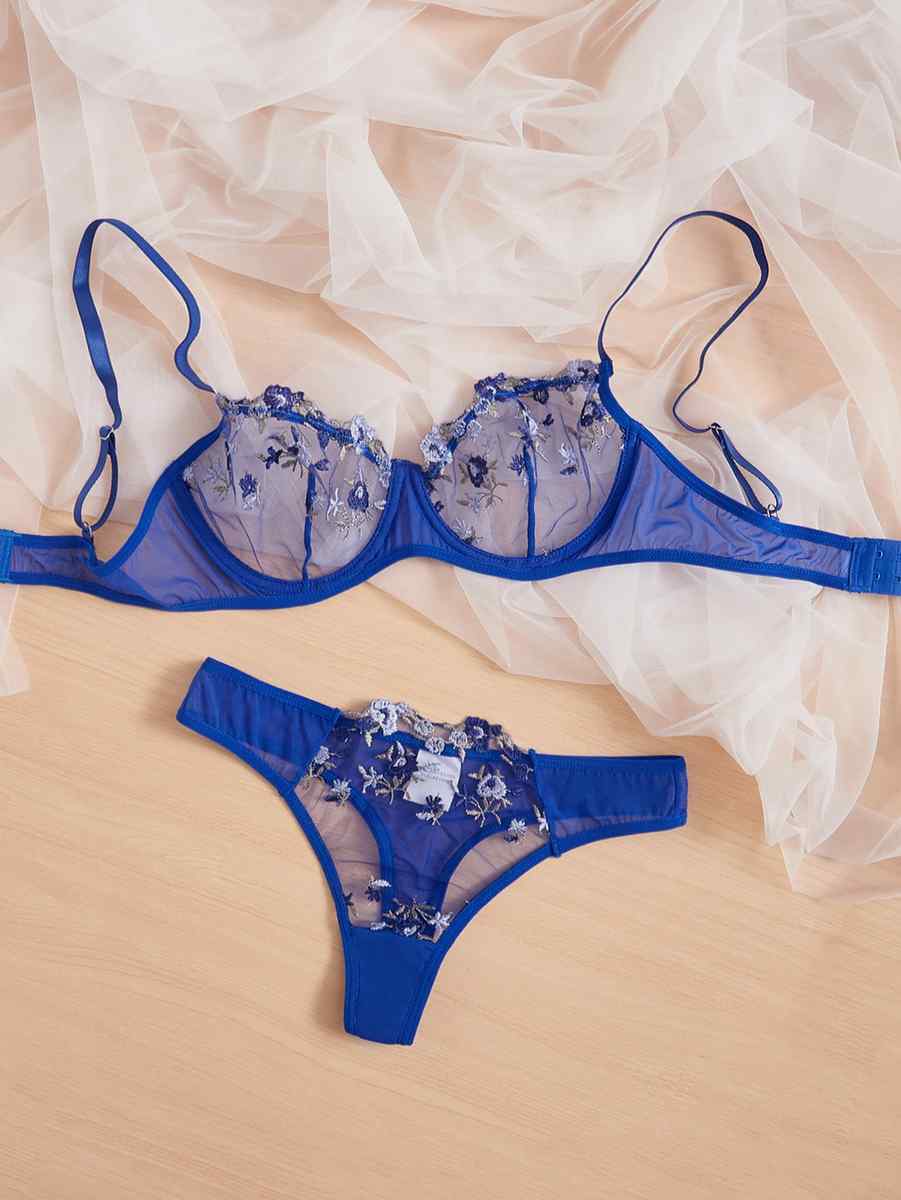 Soft Petal Lace Lingerie Sets