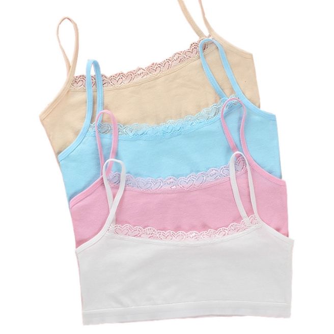SoftHue Lace-Trim Crop Tops