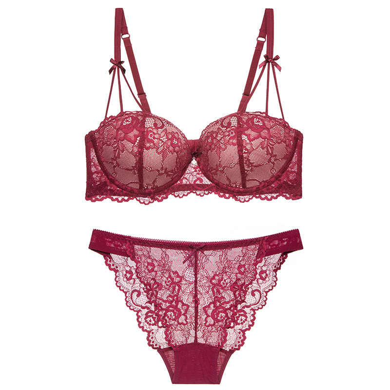 Cherry Charm Closure Lingerie Sets