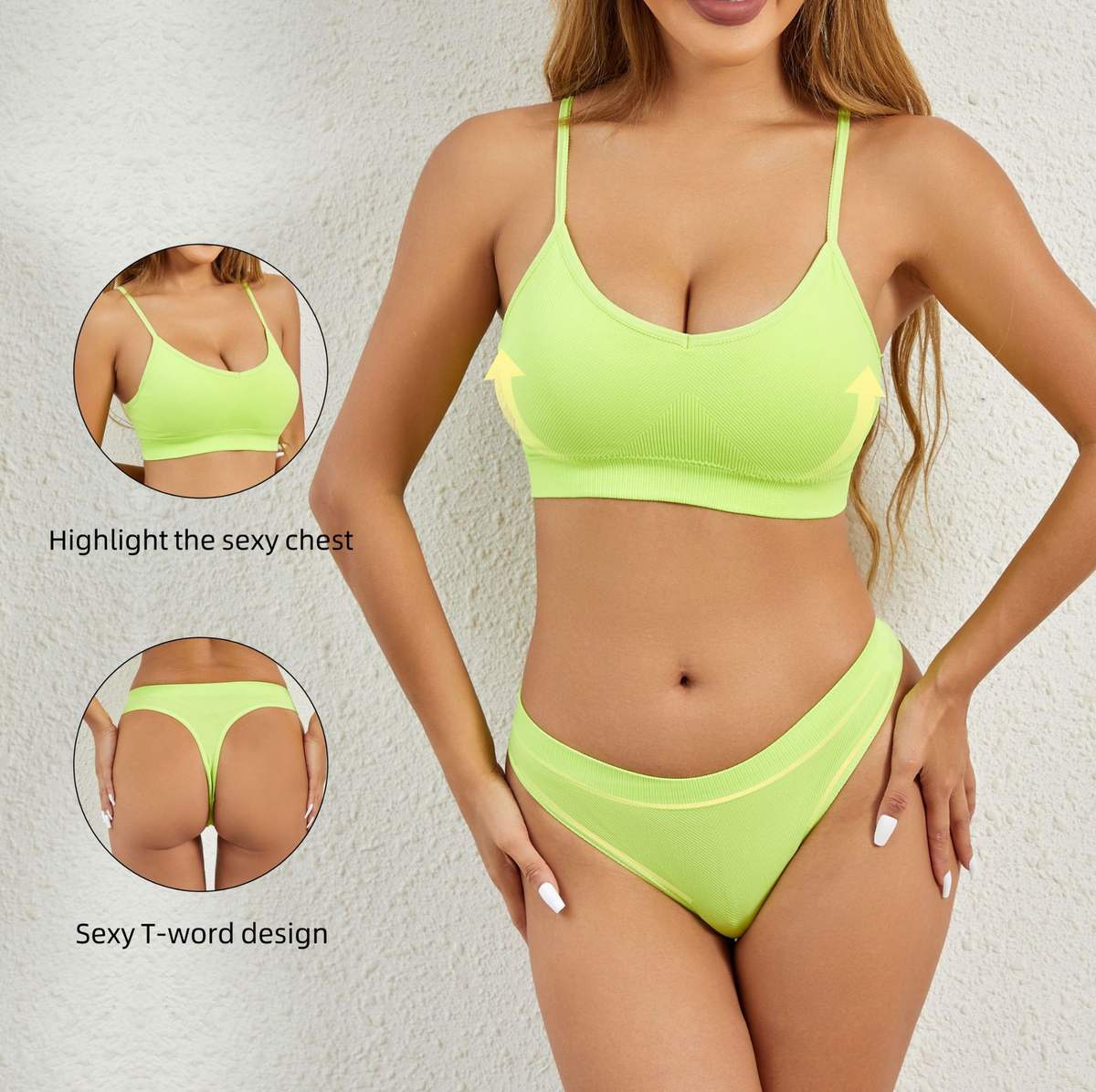 VivaSkin Soft Seamless Lingerie set