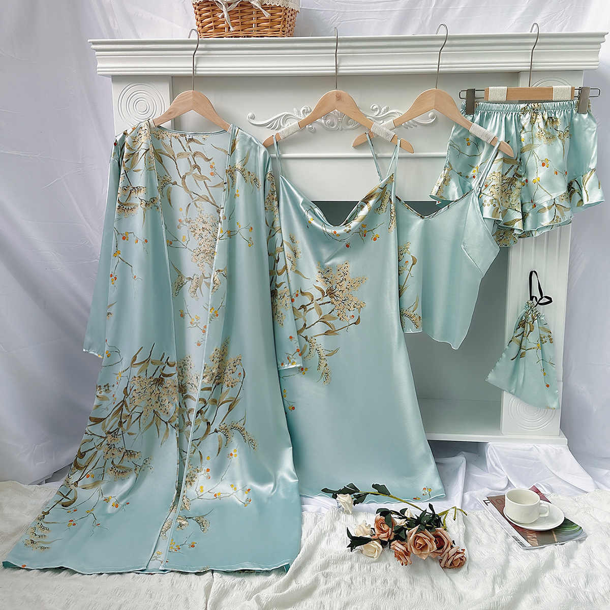 RoséElegance Satin Nightwear