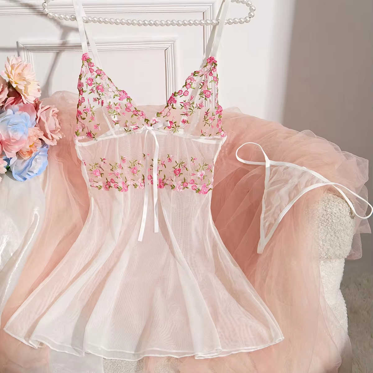 BloomKiss Sheer Nightwear