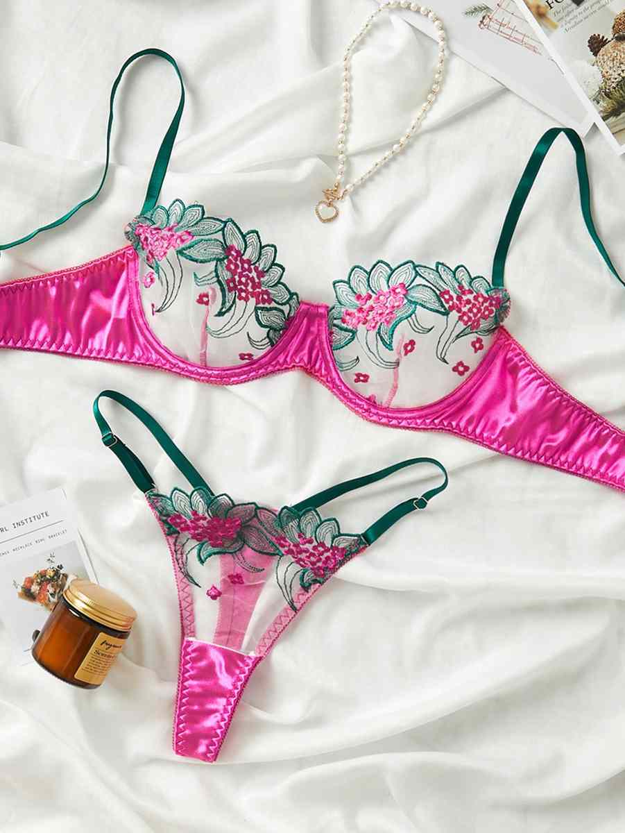 Rose Whisper Lingerie Sets